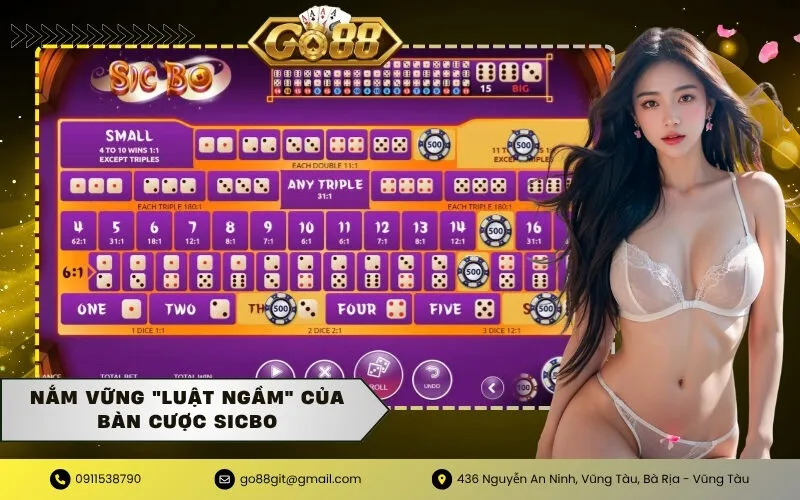 Nắm Vững Luật Ngầm Của Bàn Cược Sicbo