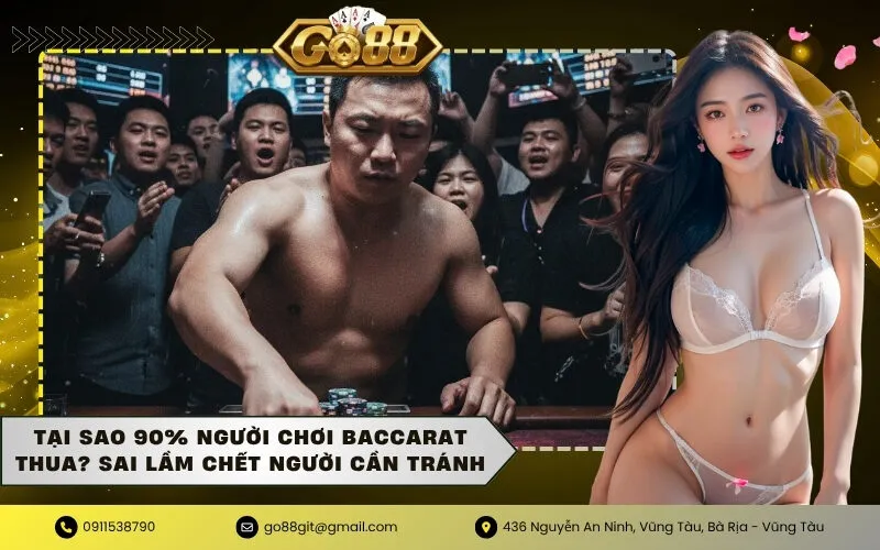 Tại sao 90% người chơi Baccarat thua Sai lầm chết người cần tránh