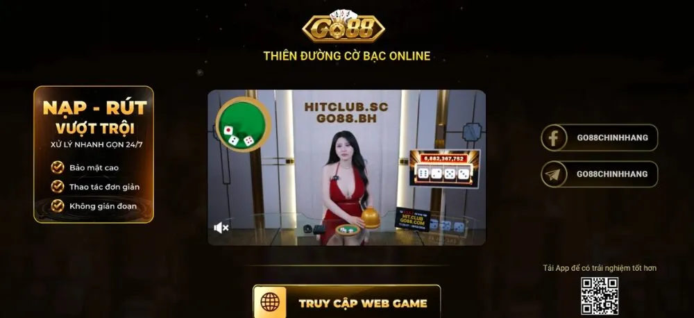 Tổng quan về cổng game Go88 