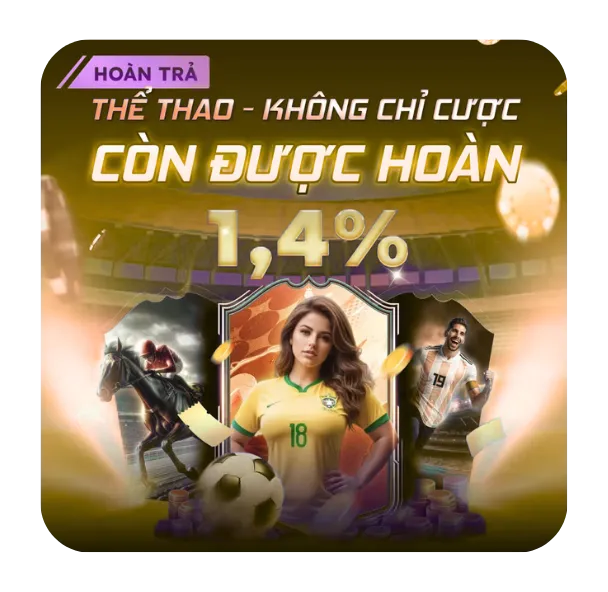 thể thao - không chỉ cược còn được hoàn